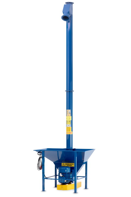 Vertikálny závitovkový dopravník