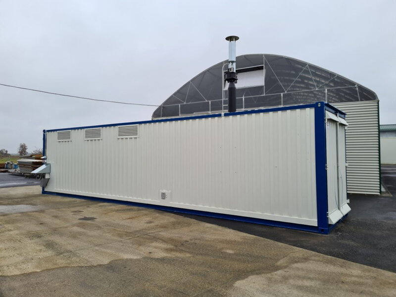 Prenosná kontajnerová sušička na bylinky