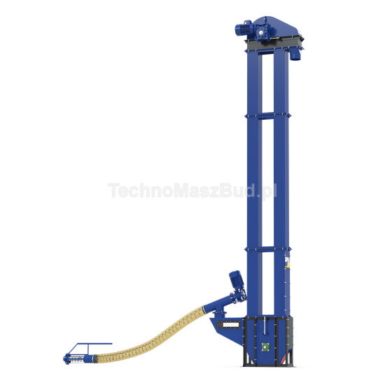 PK-450 vedierkový dopravník 3,7 kW so šnekovým dopravníkom