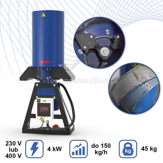 Sekáč RD-250 Leaf - na seno, slamu a lístie, 230 V