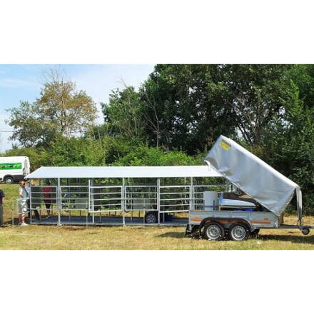 Mobilný dojací systém / 6 dojacích jednotiek / dojenie do nádrže 700 l