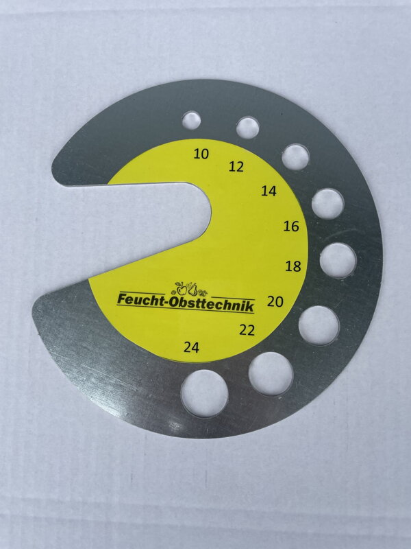 Ručný kalibrátor na lieskové orechy