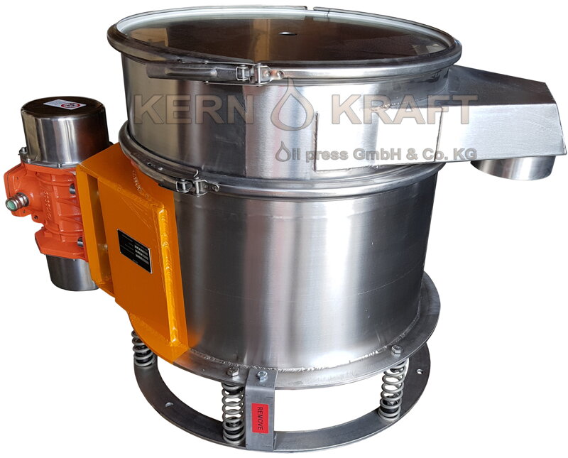 Preosievacie zariadenie na olej a múku