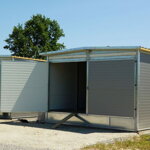 Podlahová kontajnerová sušička