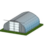 OBLÚKOVÁ PLACHTOVÁ HALA 9 M