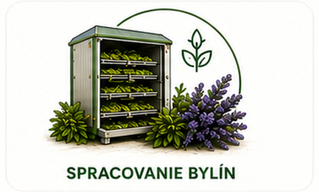 Stroje na spracovanie bylín a rastlinných surovín v potravinárskej prevádzke