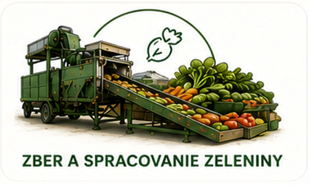 Stroje na zber a spracovanie zeleniny od Terrateck